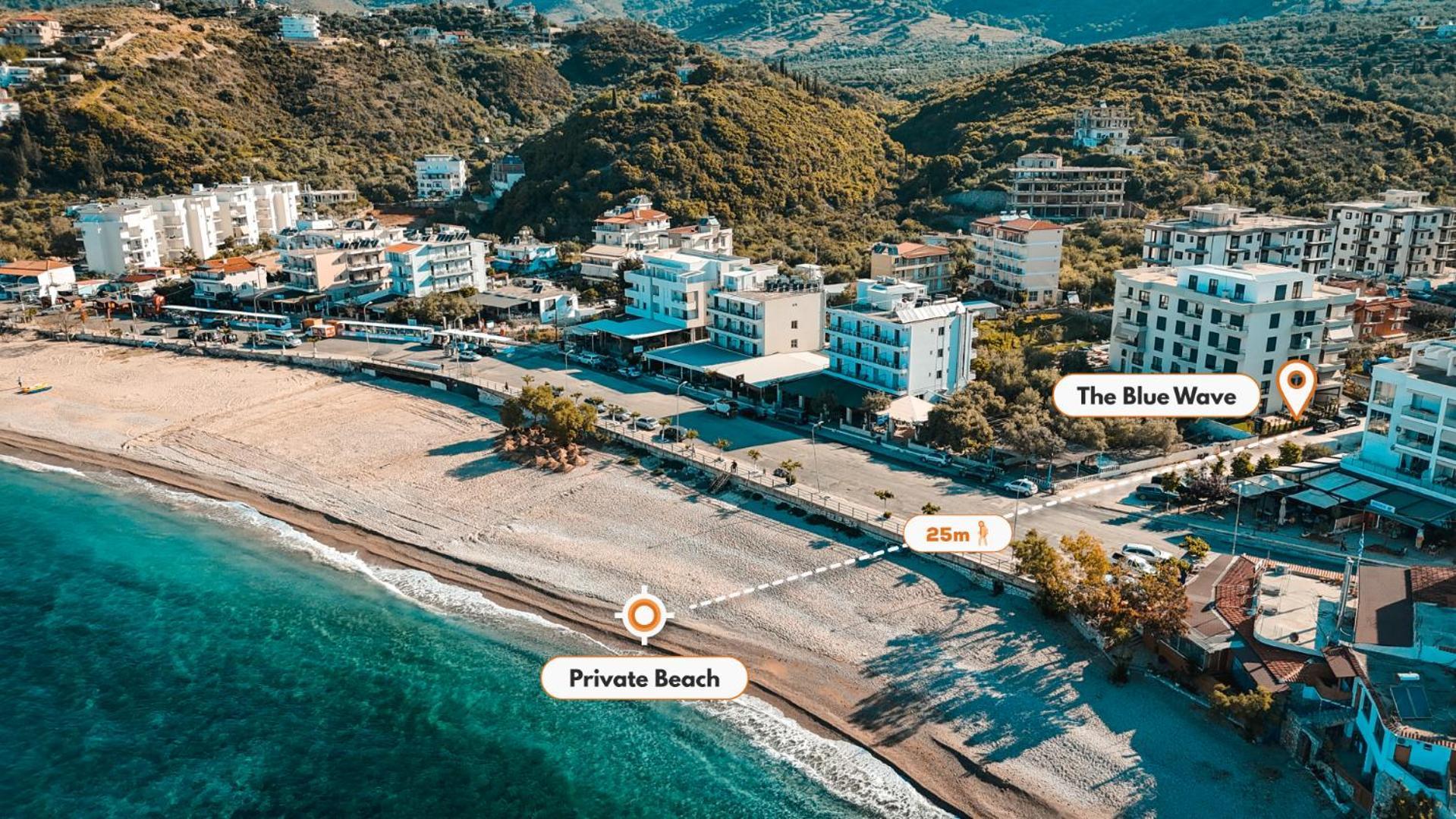 The Blue Wave Hotel Χειμάρρα Εξωτερικό φωτογραφία